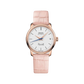 Mido Baroncelli Heritage Lady - Stainless Steel with Rose Gold PVD - Pink Leather Strap