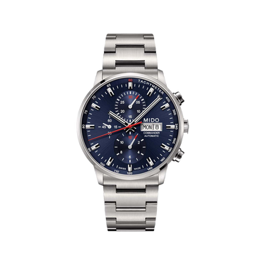 Mido Commander Chronograph - Stainless Steel - Stainless Steel Bracelet