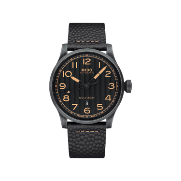 Mido Multifort Escape Horween Special Edition - Stainless Steel with Aged and Sandblasted PVD - Interchangeable Brown and Black Horween™ Leather Strap