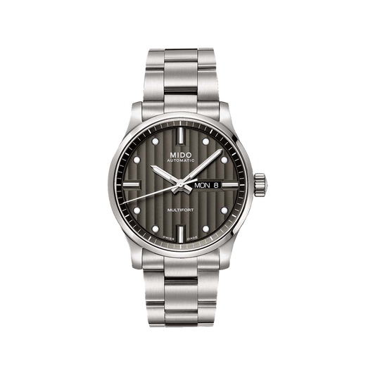 Mido Multifort Gent Anthracite - Stainless Steel - Stainless Steel Bracelet