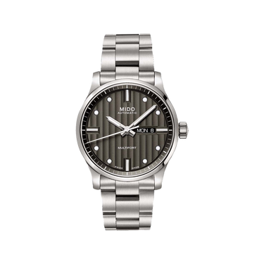 Mido Multifort Gent Anthracite - Stainless Steel - Stainless Steel Bracelet