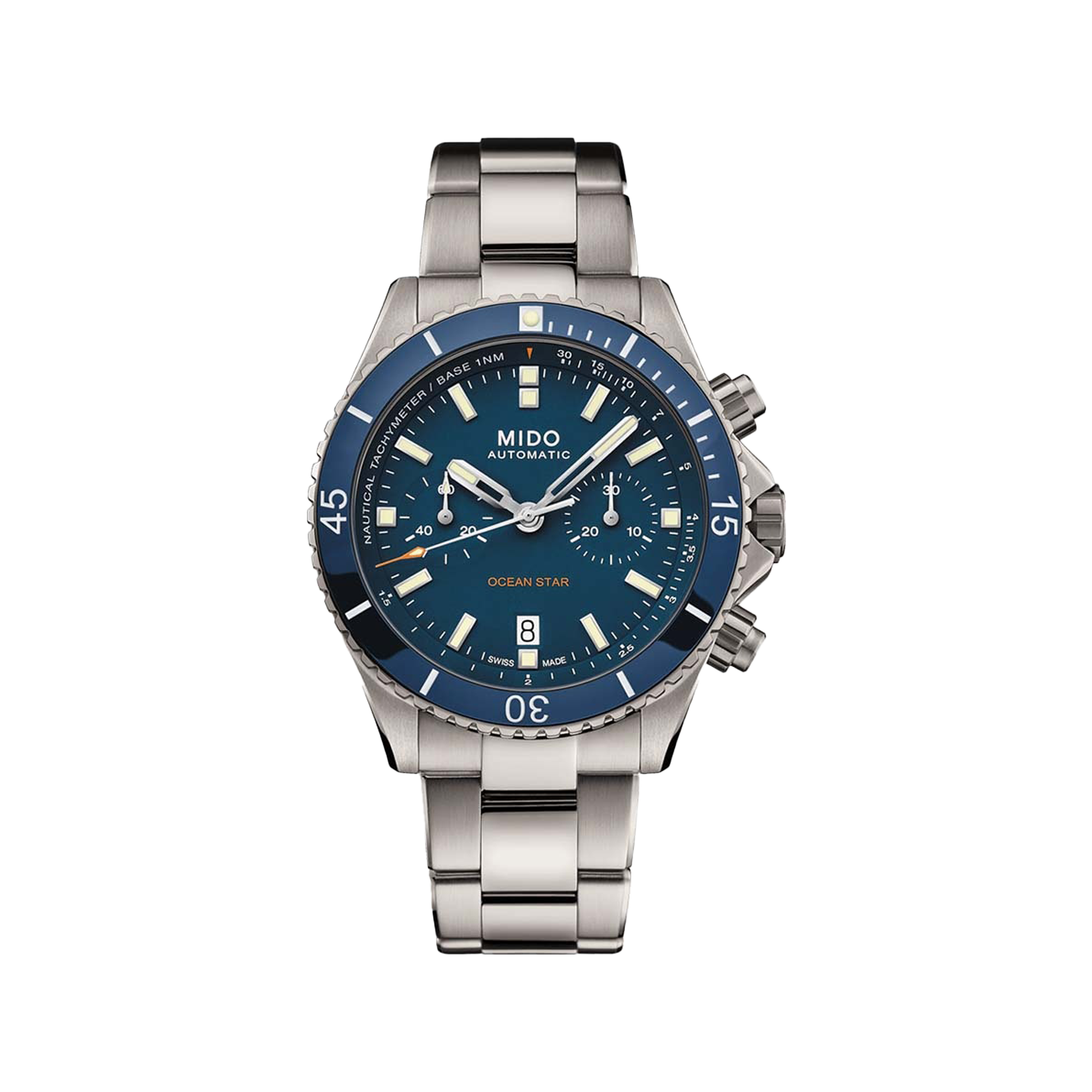 Mido Ocean Star Chronograph Titanium Titanium Bracelet
