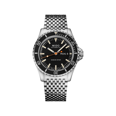 Mido Ocean Star Tribute - Stainless Steel - Interchangeable Stainless Steel Bracelet and Leather Strap