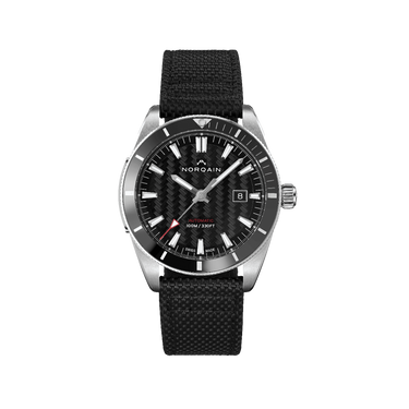 NORQAIN Adventure Sport Black 42mm - Black Nordura Strap