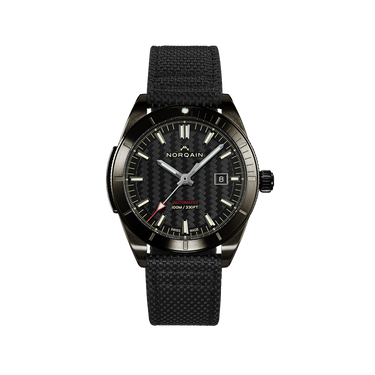 NORQAIN Adventure Sport Black PVD 42mm - Black Nordura Strap