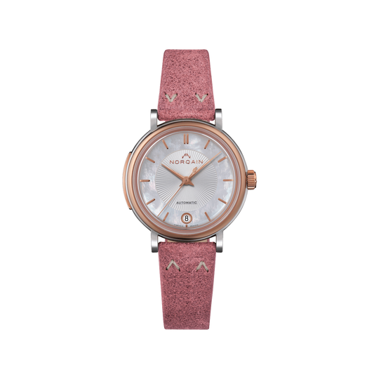 NORQAIN Freedom 60 Mother of Pearl 34mm - Gum Norlando Strap