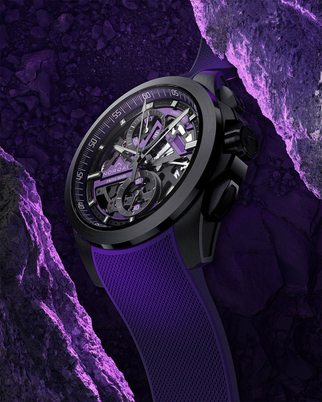 Independence Skeleton Chrono 42mm Titanium Limited Edition Left