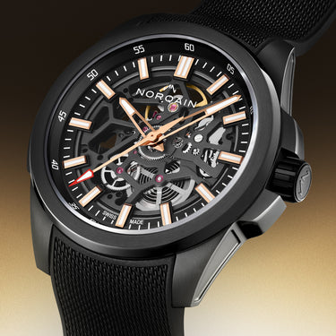 Norqain Independence Skeleton Titanium 42mm - Black