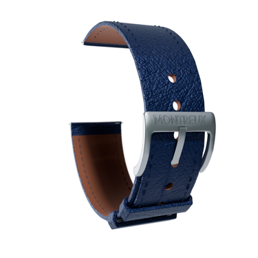 MONTREUX 20mm Navy Blue French Epsom Leather Strap