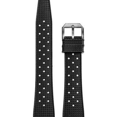 Tropic Black Rubber Strap - Nivada Grenchen