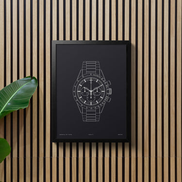 Omega Speedmaster Ref. 105.003 "Ed White" Framed Print