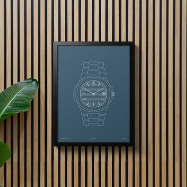 Patek Philippe Nautilus Ref. 3700 Framed Print