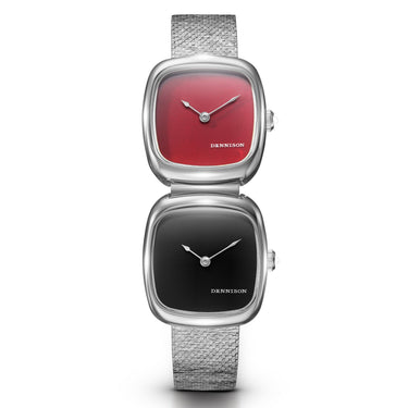 Dennison Dual Time Mini – Red Jasper & Black Onyx