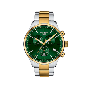 Tissot Chrono XL Classic - Green with Yellow Gold PVD Bracelet