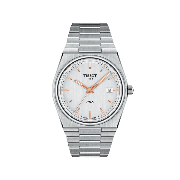 最終値下げ美品 TISSOT ティソ PRX ホワイト文字盤 ピンクゴールド
