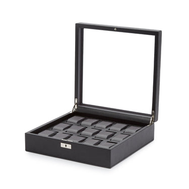 Wolf Viceroy 15 Pc Watch Box  Black