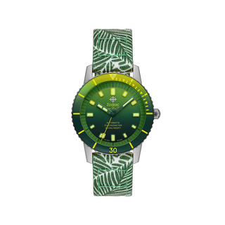 Zodiac "Pineapple" Super Sea Wolf Compression Diver Automatic Stainless Steel Watch Limited Edition