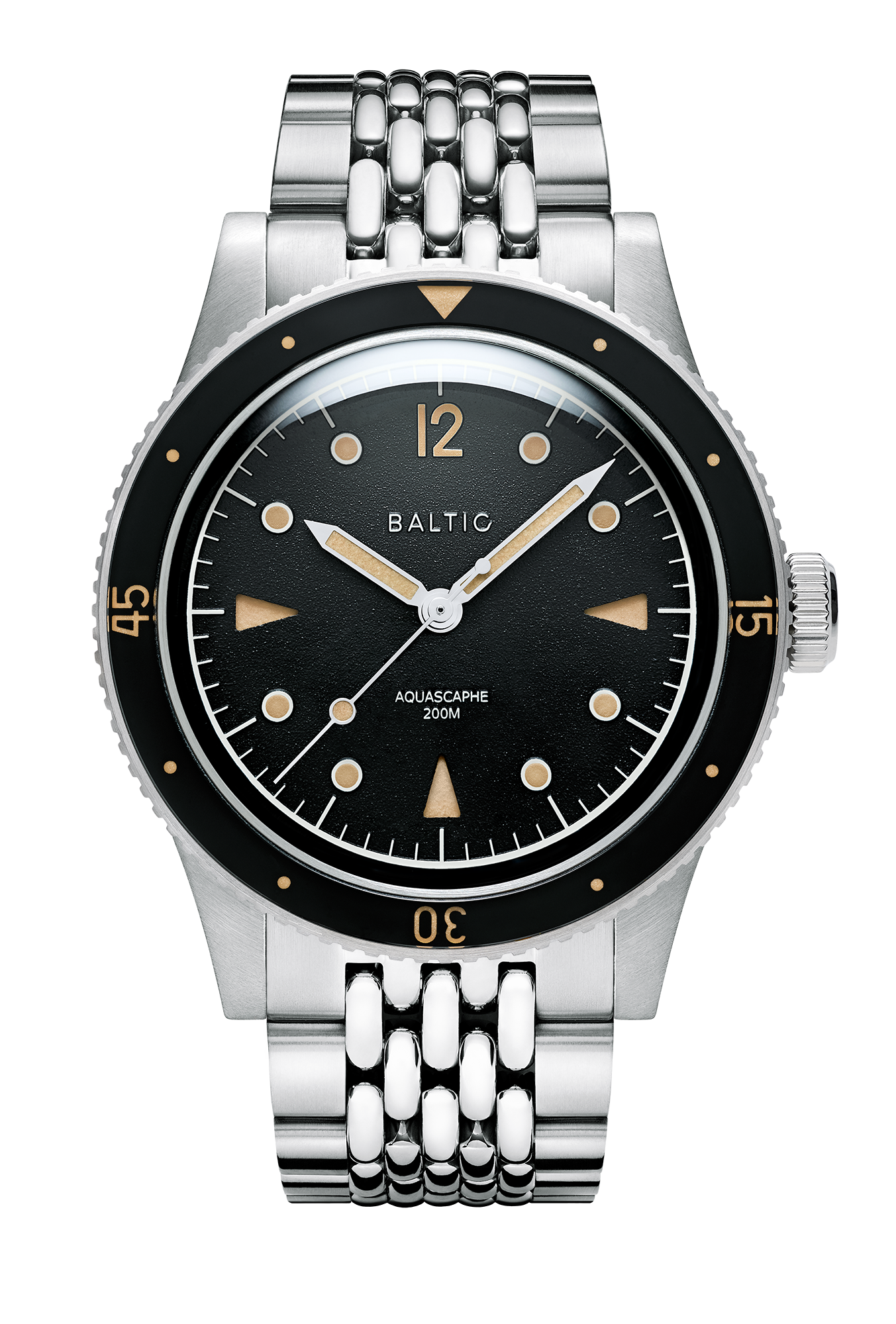 Baltic Aquascaphe Classic Black Cream - Beads of Rice Bracelet