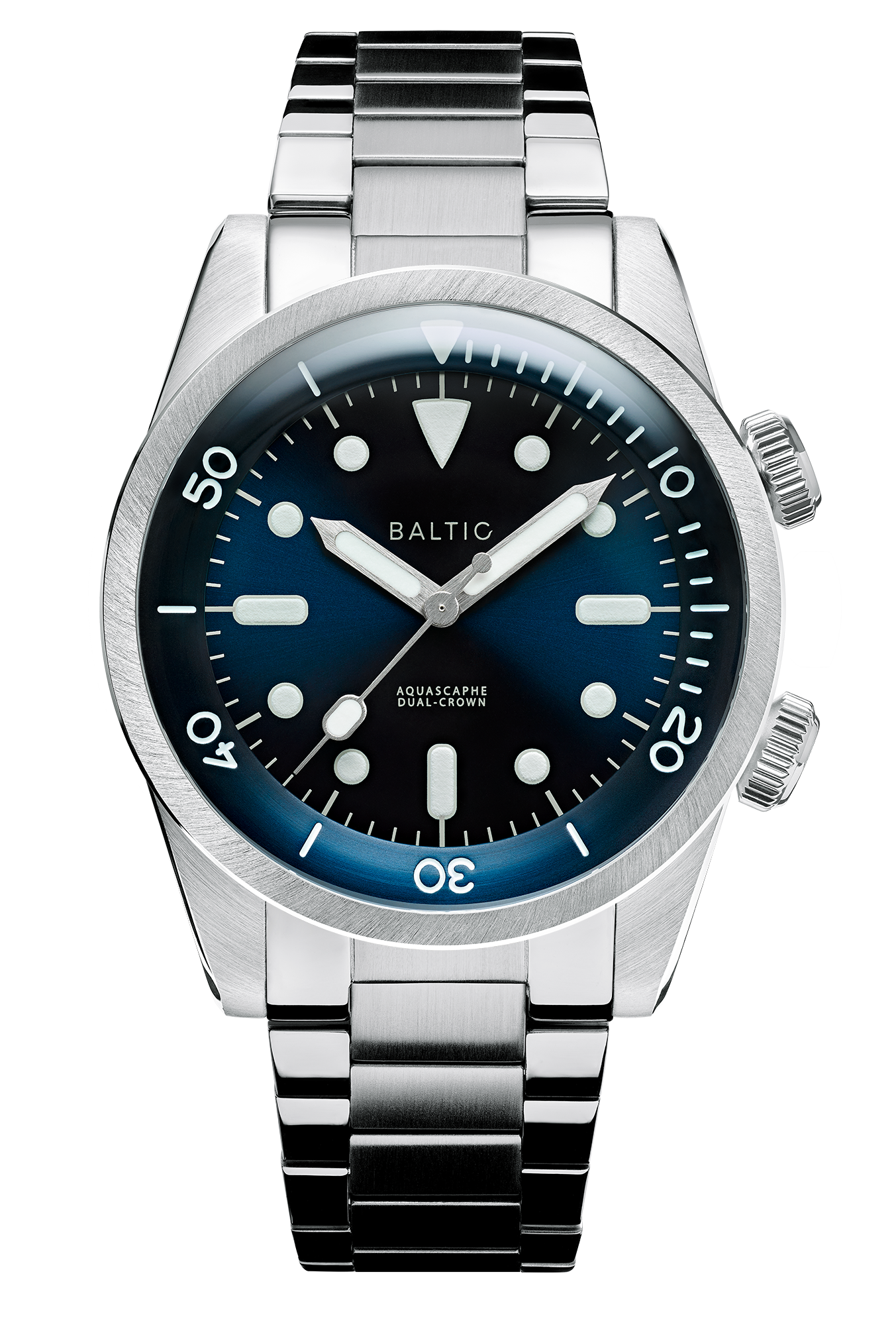 Baltic Aquascaphe Dual Crown Blue - Main Image