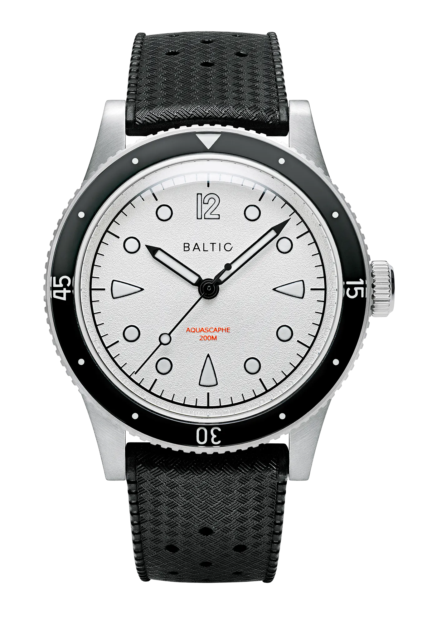 Baltic Aquascaphe Classic White - Black Tropic Strap