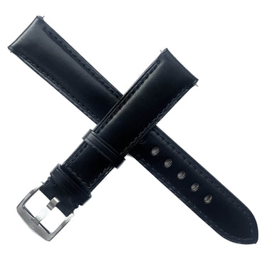 Beaucroft Black Horween Leather Strap