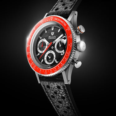 Nivada Grenchen Chronoking Mecaquartz Racing Black