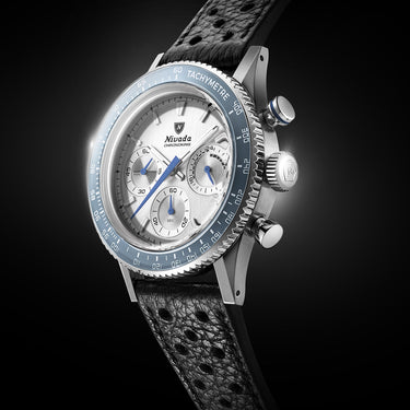 Nivada Grenchen Chronoking Mecaquartz Racing Grey