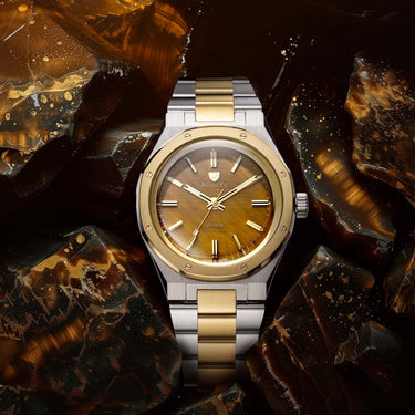 Nivada Grenchen F77 Tiger Eye Bicolor Mark 1