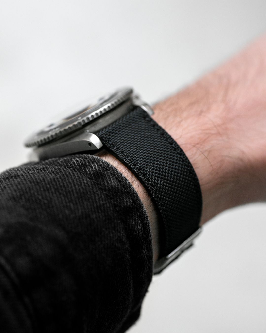 SEAQUAL® Strap - Black recycled polyester fiber