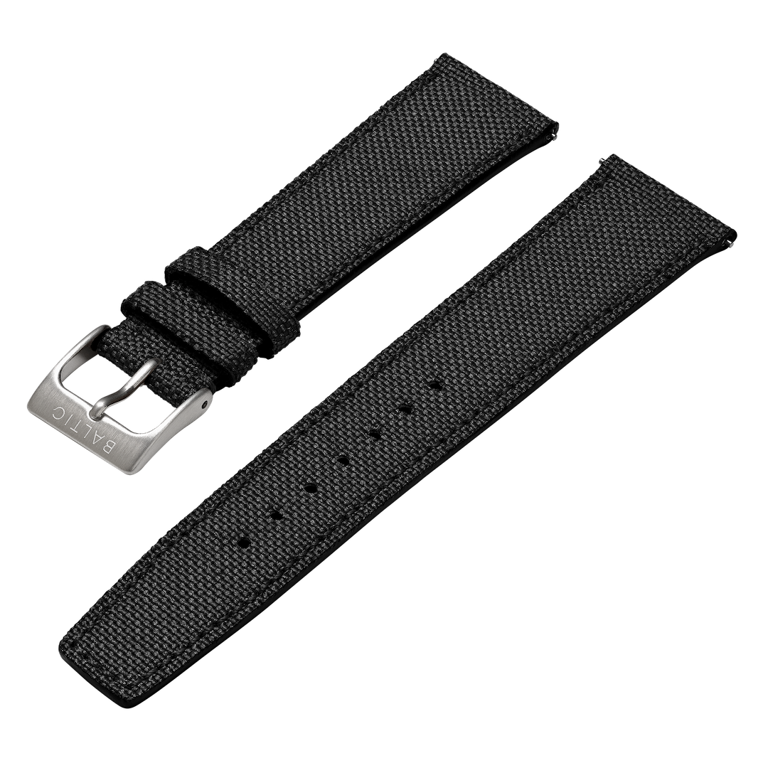 SEAQUAL® Strap - Black recycled polyester fiber