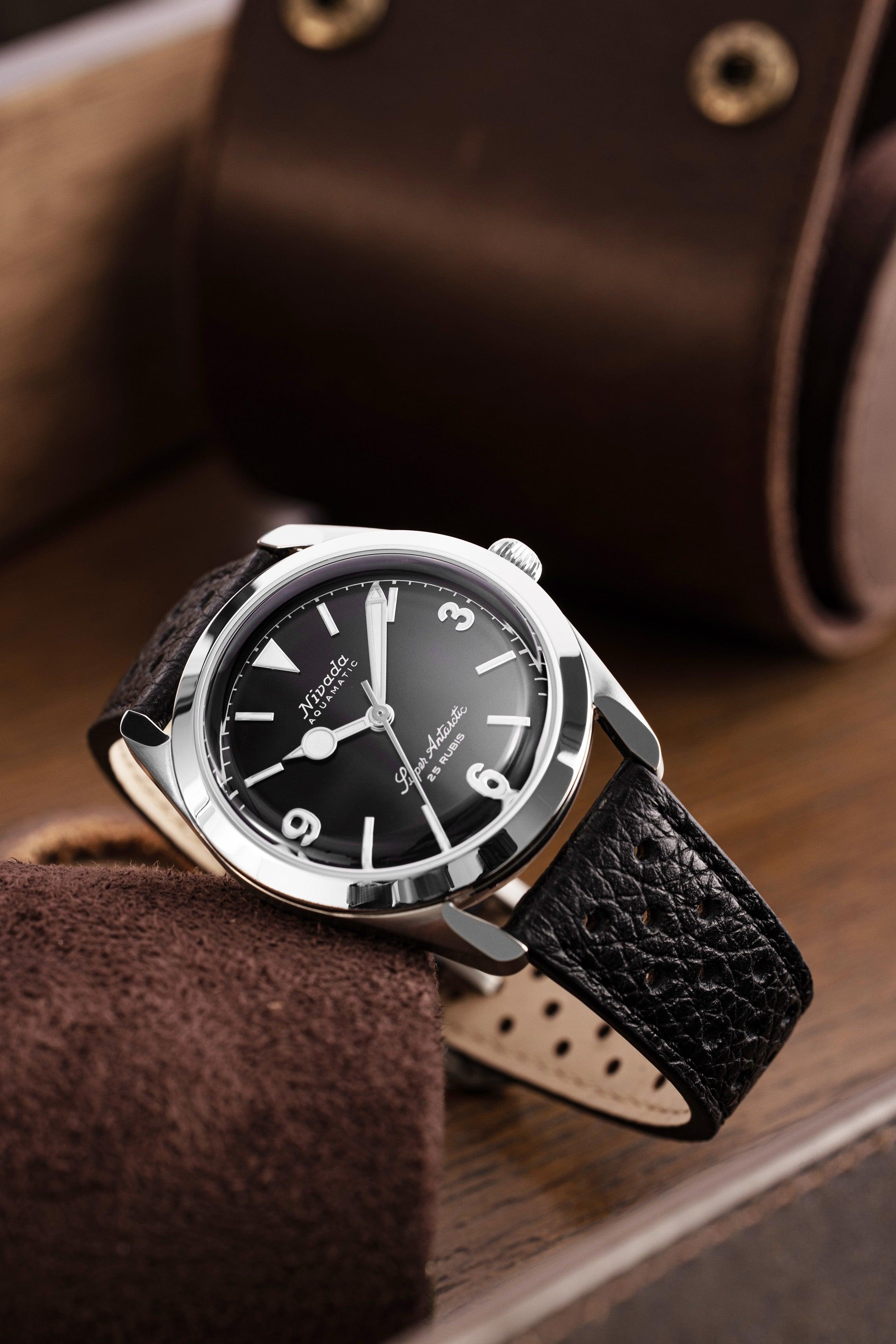 Super Antarctic 3.6.9 Black No Vintage Effect - White Luminous - Nivada Grenchen