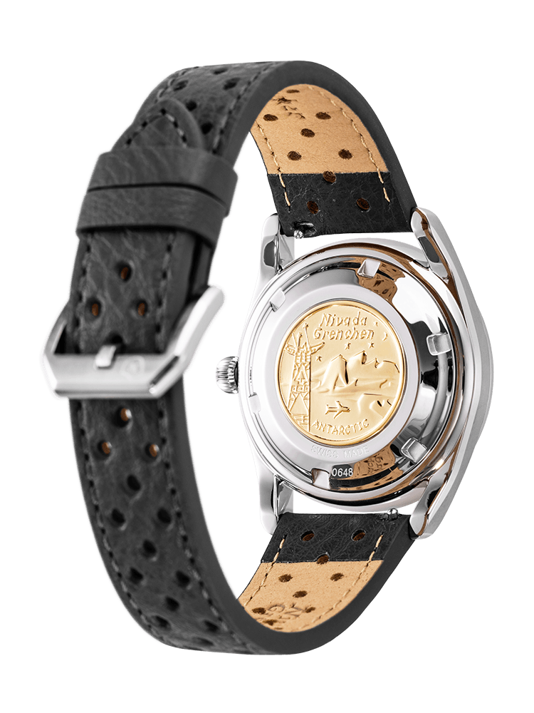 Super Antarctic 3.6.9 Black No Vintage Effect - White Luminous - Nivada Grenchen