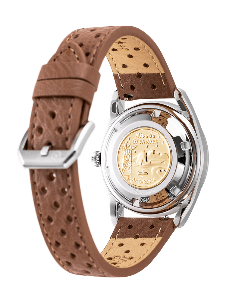 Super Antarctic 3.6.9 Black No Vintage Effect - White Luminous - Nivada Grenchen