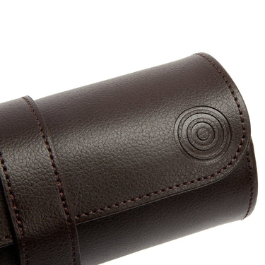 Wolf WM x WOLF Watch Roll with Cigar Case Brown