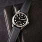 Time+Tide Black + Black Stitch Nylon Sail Cloth Watch Strap