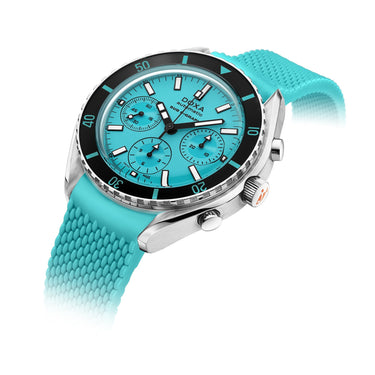 DOXA SUB 200 C-GRAPH Aquamarine, rubber strap