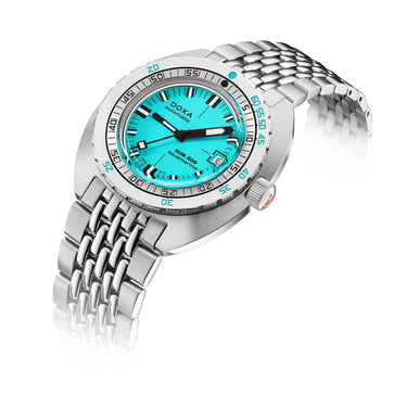 DOXA SUB 300 Aquamarine, stainless steel bracelet