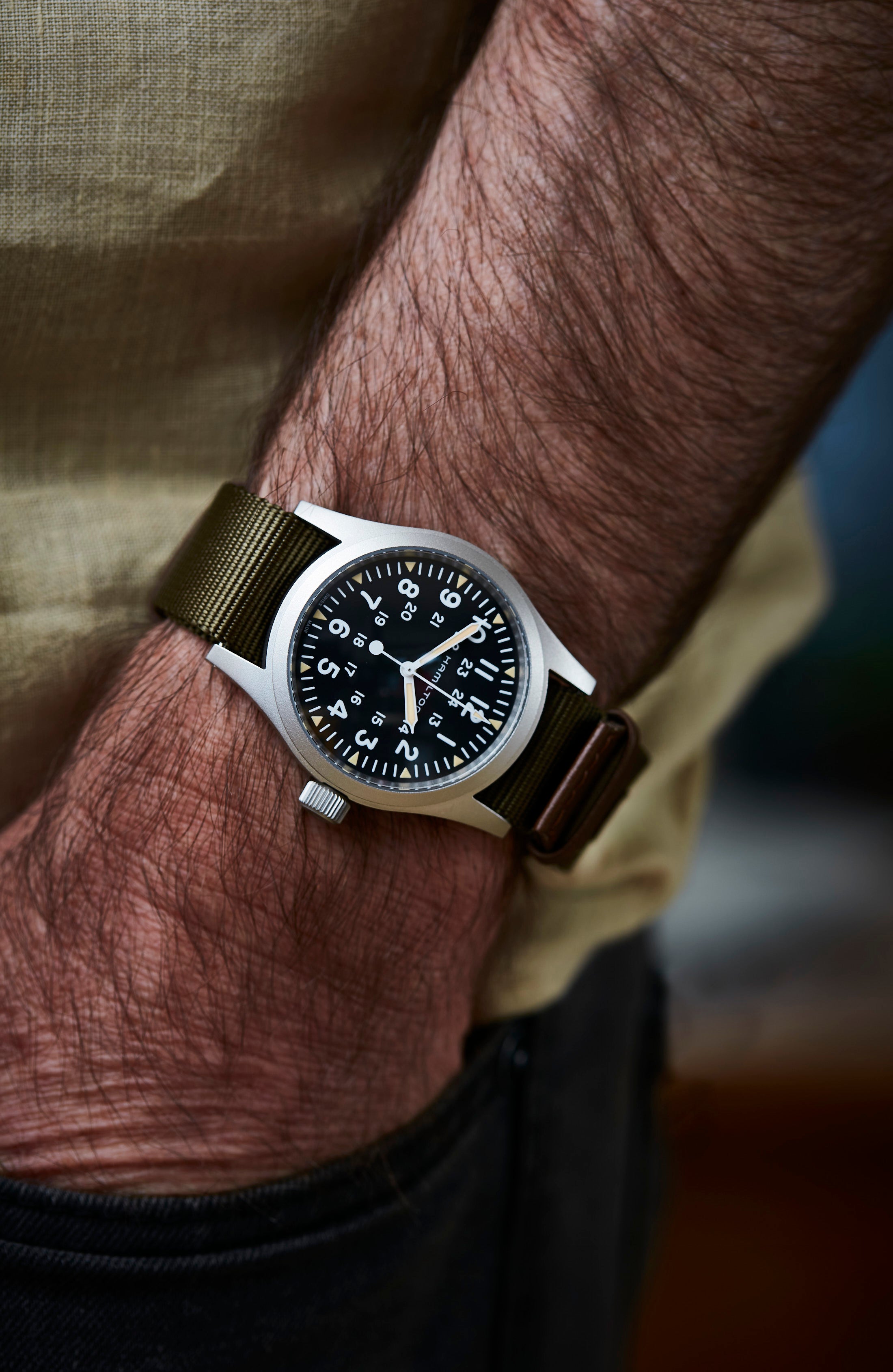 Hamilton Khaki Field Mechanical 38mm Nato – Time+Tide Watches AU