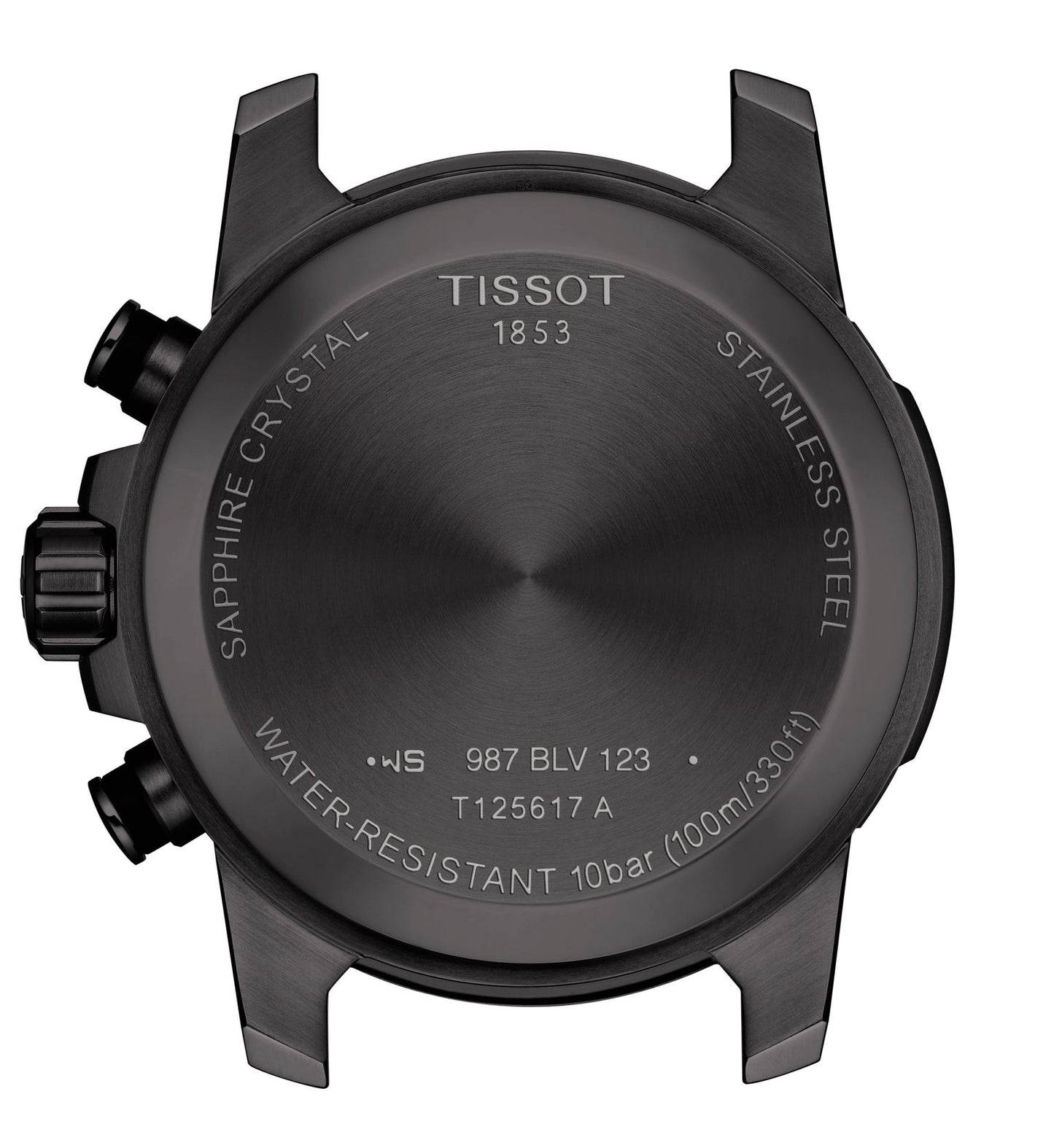Tissot Supersport Chrono - Black with Brown Leather Strap