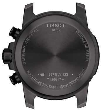 Tissot Supersport Chrono - Black with Brown Leather Strap