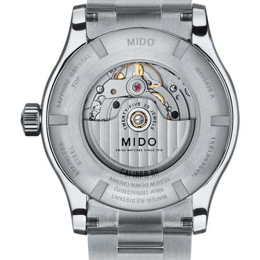 Mido Multifort Gent Anthracite - Stainless Steel - Stainless Steel Bracelet