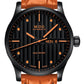 Mido Multifort Special Edition - Stainless Steel with Black PVD - Interchangeable Black & Orange Leather Strap
