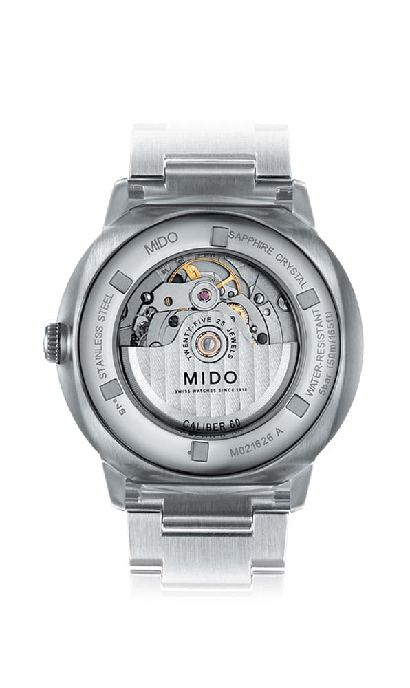 Mido Commander Big Date - Stainless Steel - Stainless Steel Bracelet
