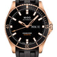 Mido Ocean Star - Stainless Steel with Rose Gold PVD - Black Rubber Strap