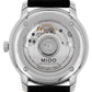 Mido Baroncelli Heritage Gent - Stainless Steel - Black Leather Strap