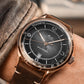 Mido Multifort Patrimony - Stainless Steel with Rose Gold PVD - Brown Patina Leather Strap
