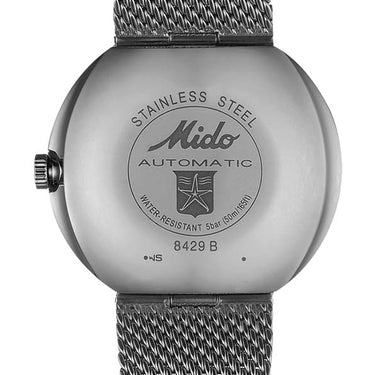 Mido Commander Shade - Stainless Steel - Milanese Mesh in Stainless Steel Bracelet