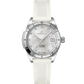 NORQAIN Adventure Sport Mother of Pearl 37mm - White Rubber Strap