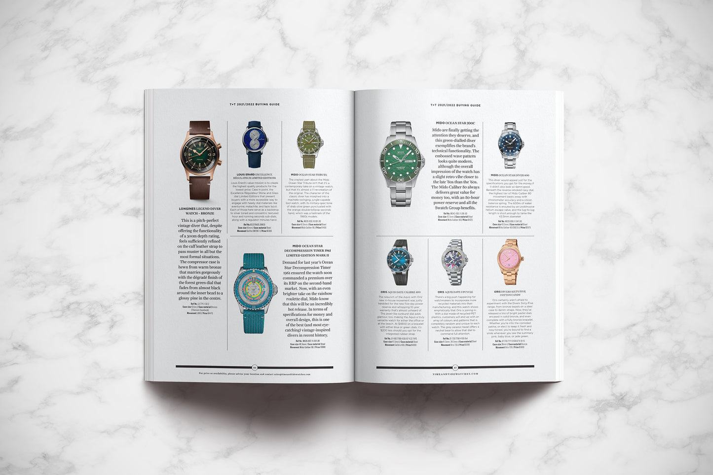 Time+Tide Watches - NOW Magazine - The Watch Buying Guide - Issue 4
