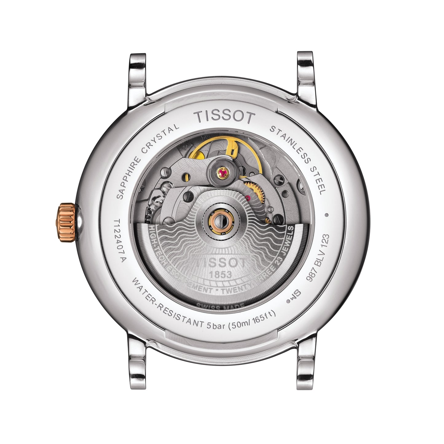Tissot Carson Premium Powermatic 80 - Rose Gold PVD Bracelet